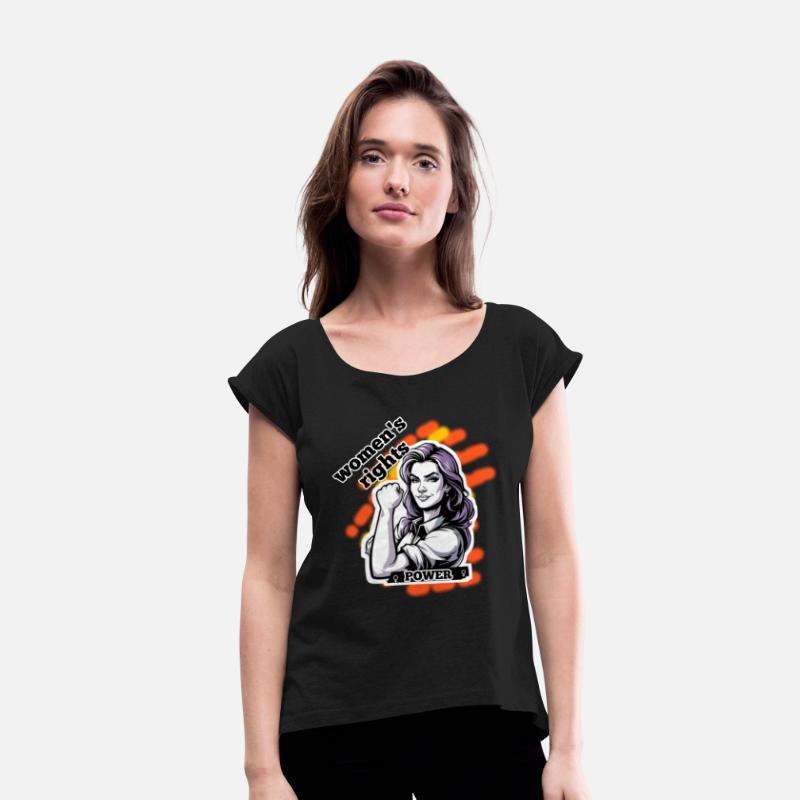 Feminist design power woman strong t-shirt design