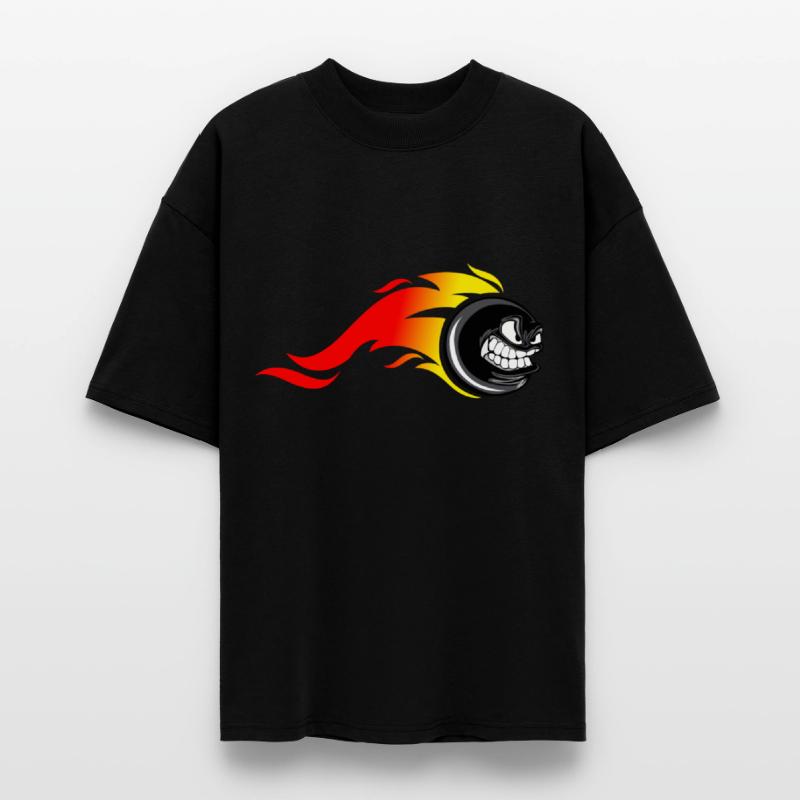 Flaming Bowling Ball