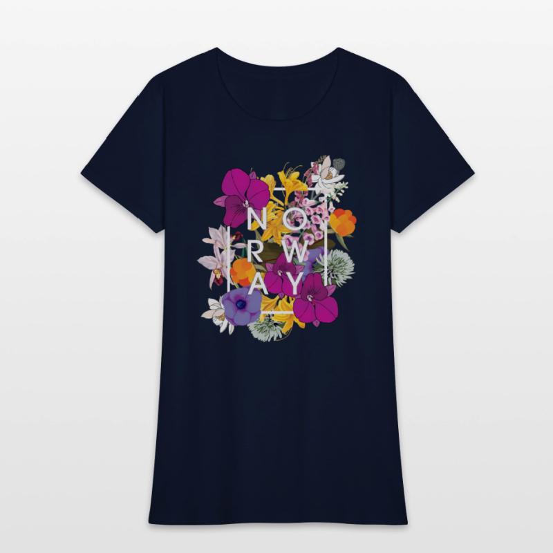 Flowers Of Norway Word - Norwegian Pride