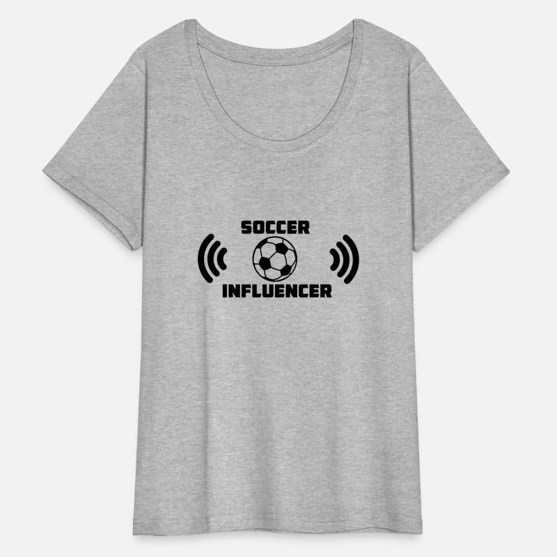 Football influencer with ball