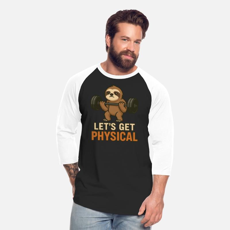 Funny Gym Sloth Design Lazy Lifter Workout Fun
