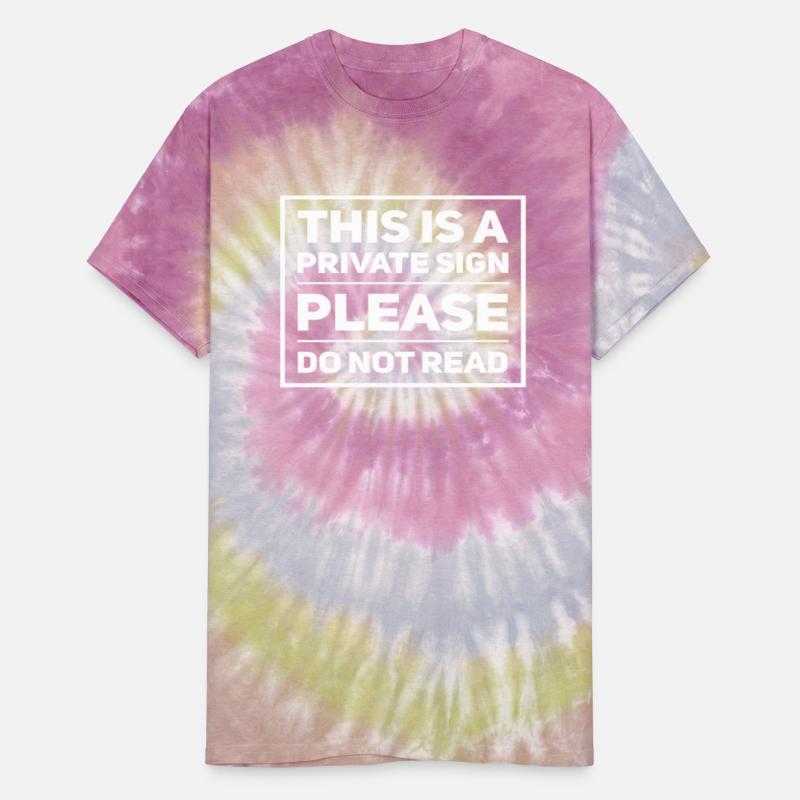 Funny Private Sign Do Not Read