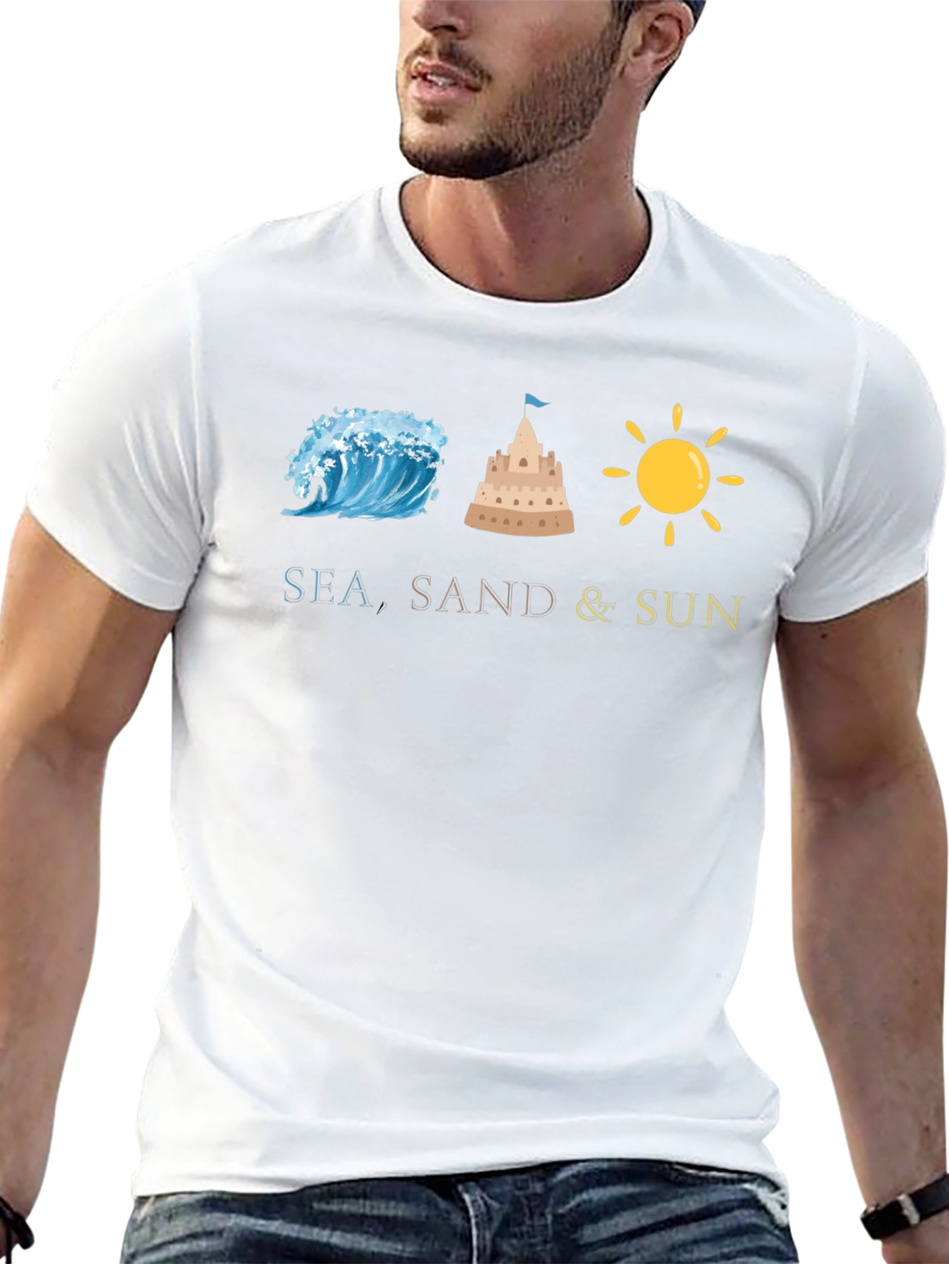 Sea Sand Sun Graphic Tee