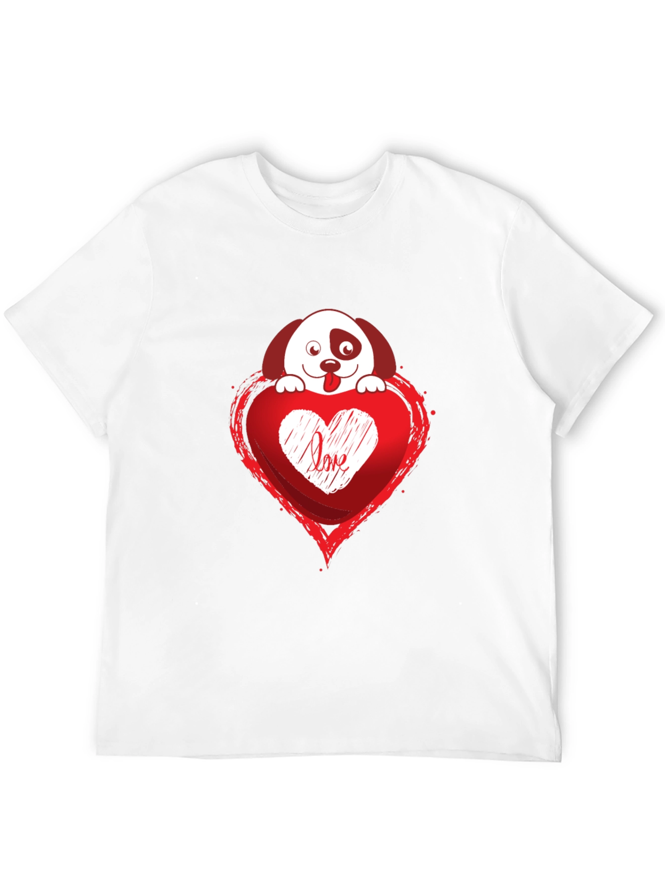 Love Pup Graphic Tee - Black T-Shirt