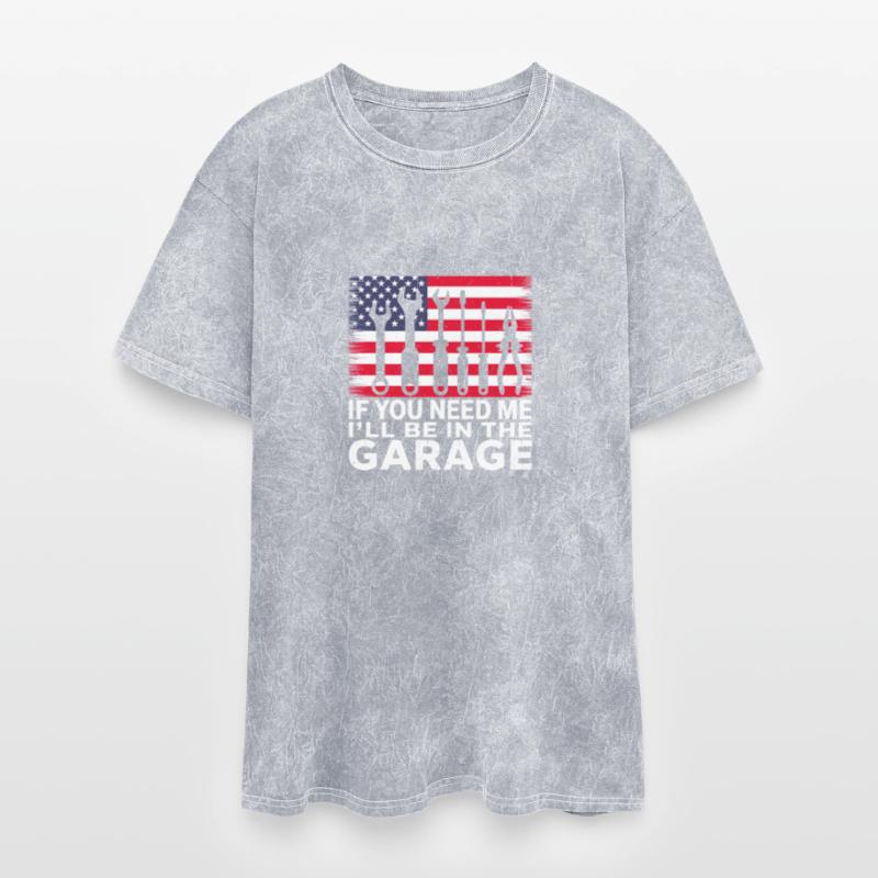 Garage American Flag