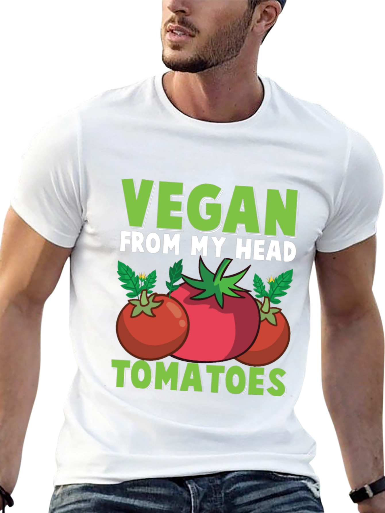 Vegan From My Head Tomatoes T-Shirt