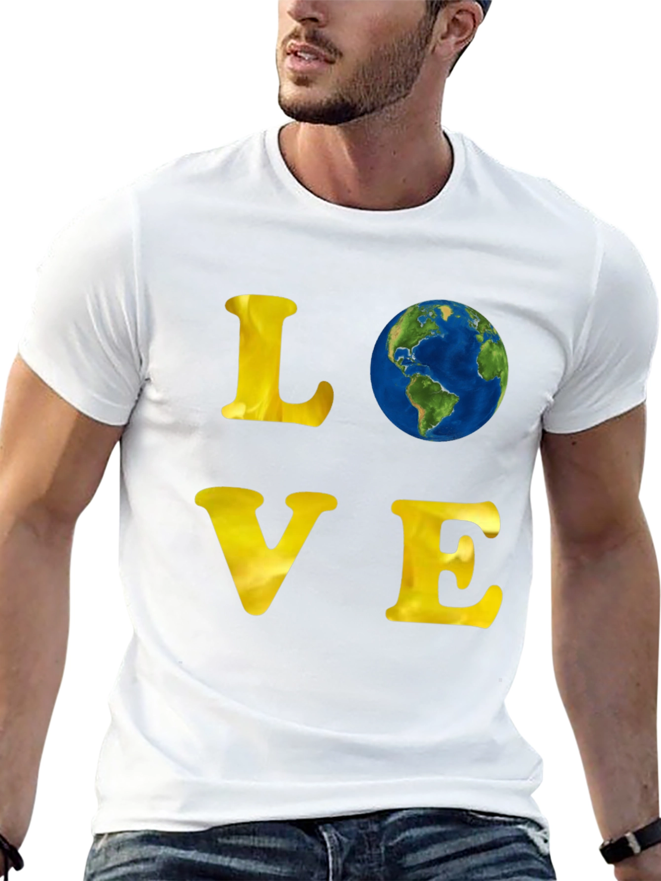 Love Earth Graphic T-Shirt - Black