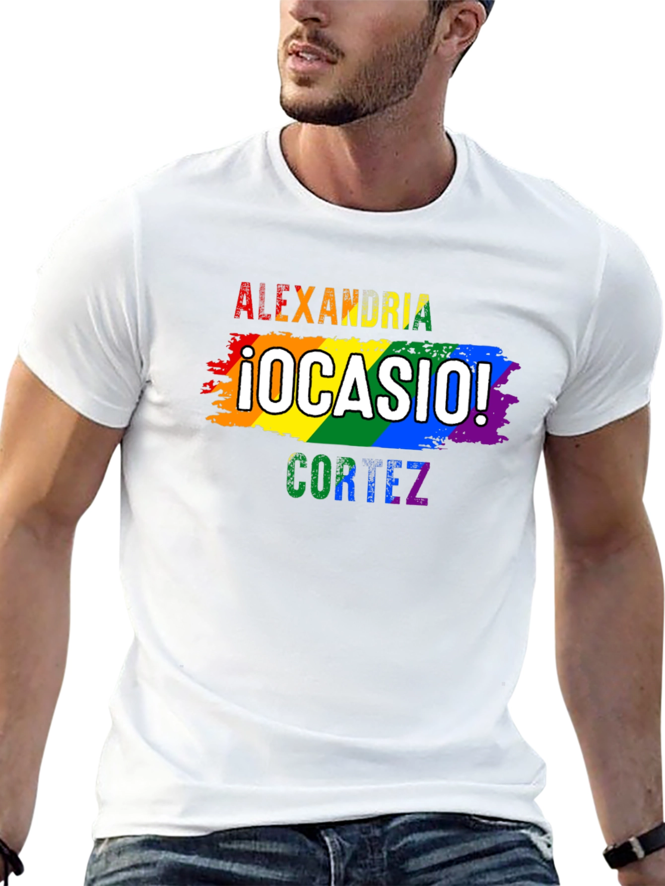 Alexandria Ocasio-Cortez Pride T-Shirt