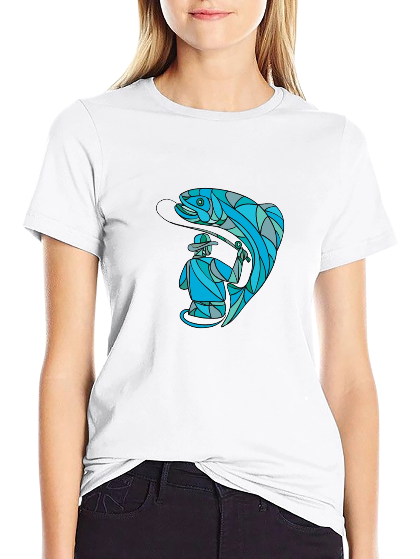Fishing Graphic Tee - Unique Fish Design
