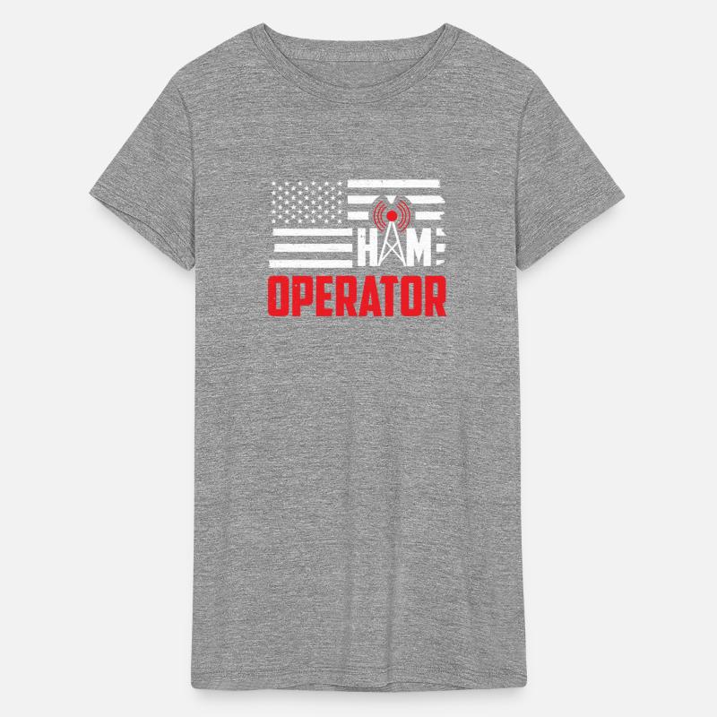 Ham Operator USA Flag Moderator Radio Gift