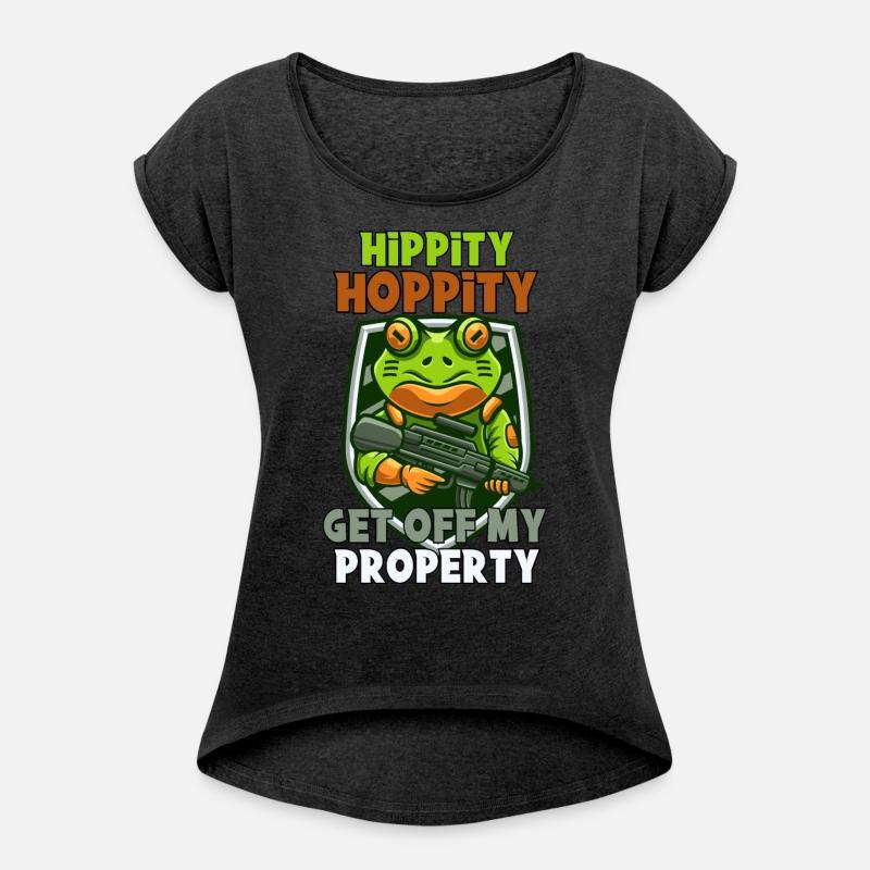 Hippity Hoppity Get Off My Property graphic - Frog