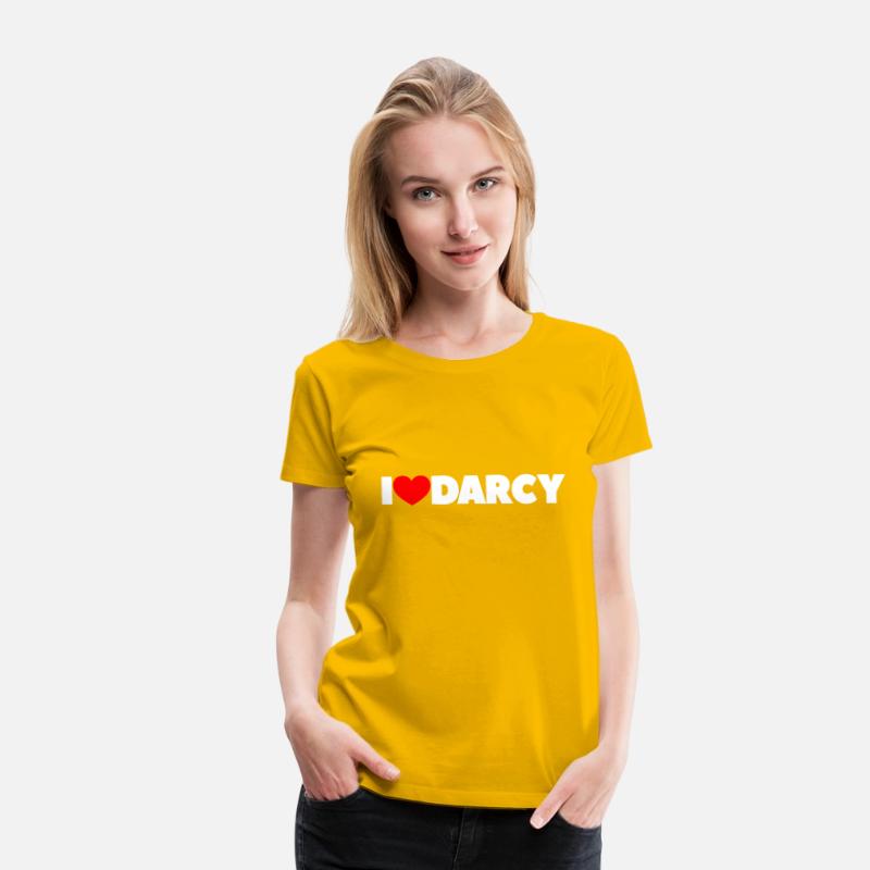 I Love Heart Darcy T Shirt T Shirt