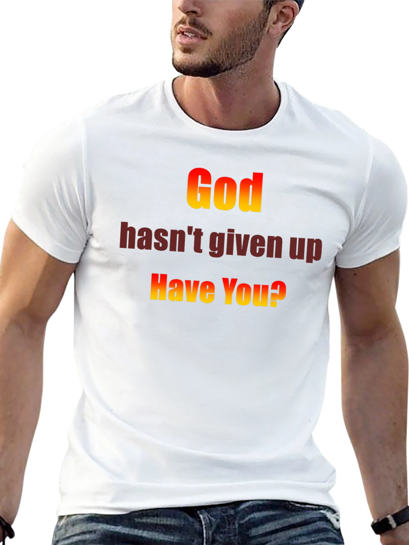 God Hasnt Given Up T-Shirt - Motivational Christian Apparel