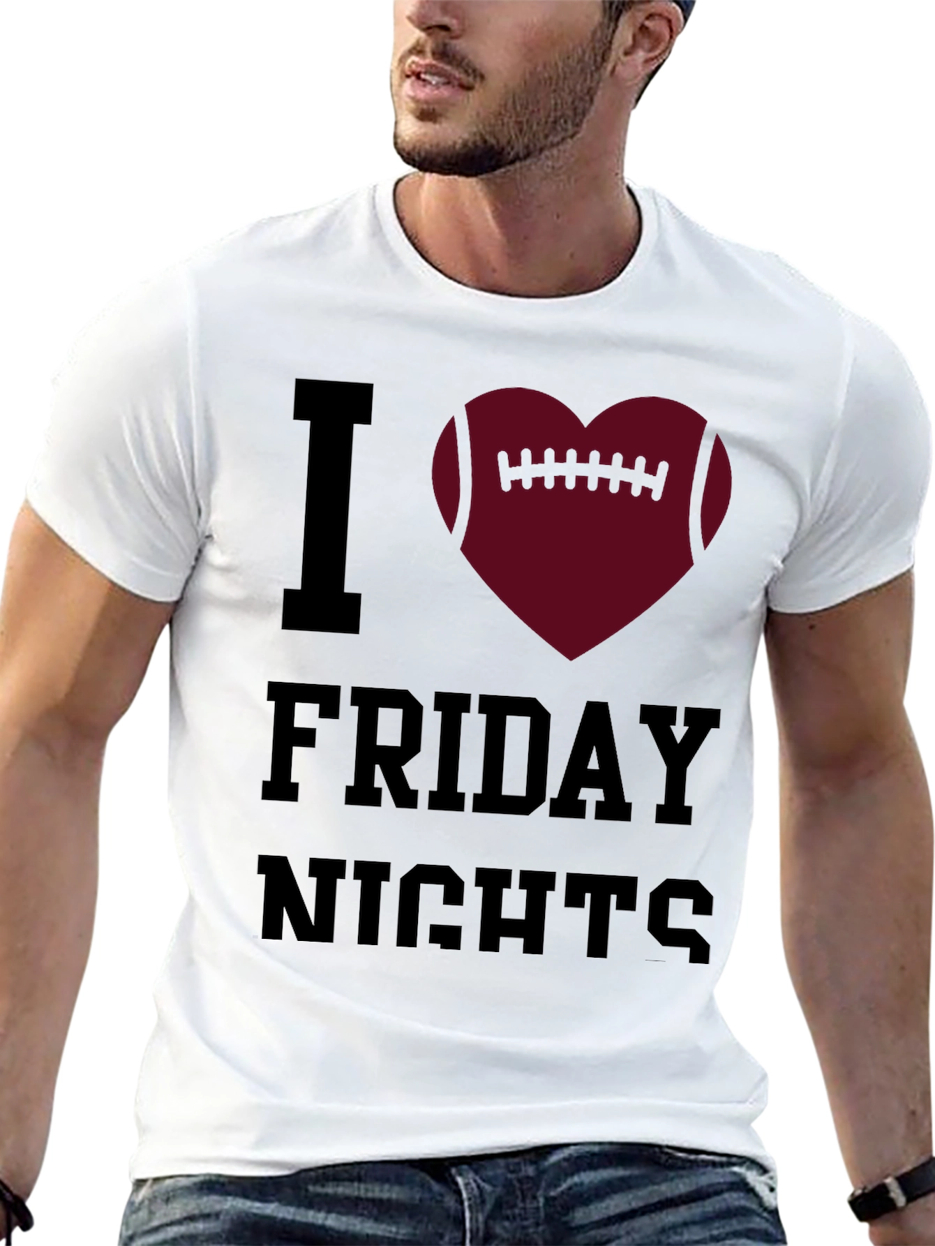 I Heart Friday Nights Football T-Shirt