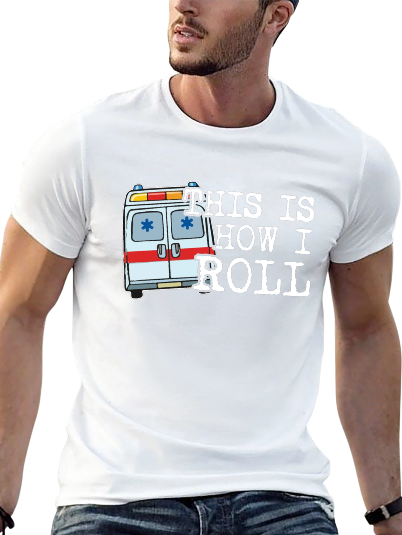 This is How I Roll Ambulance Graphic T-Shirt