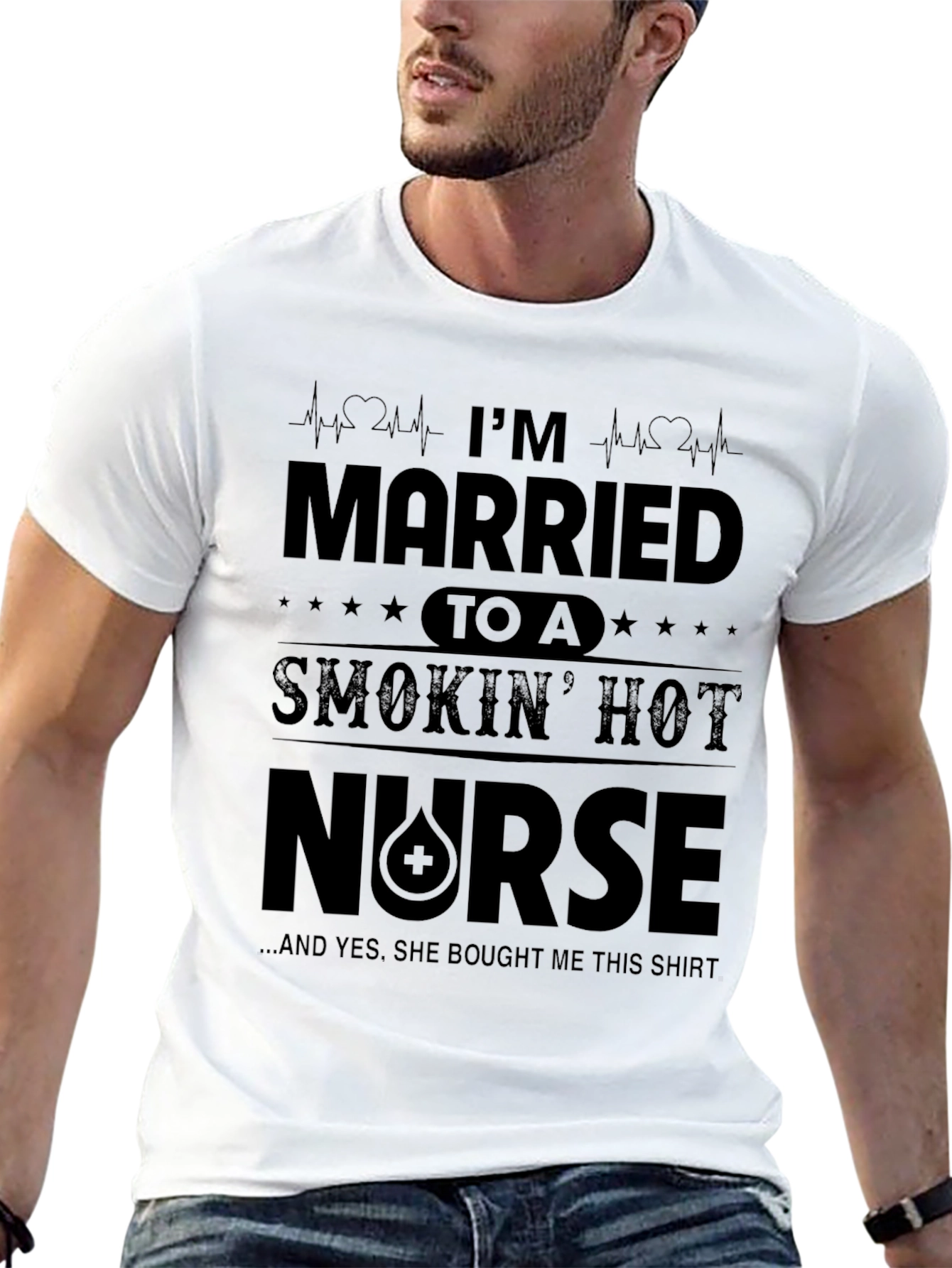 Im Married to a Smokin Hot Nurse T-Shirt