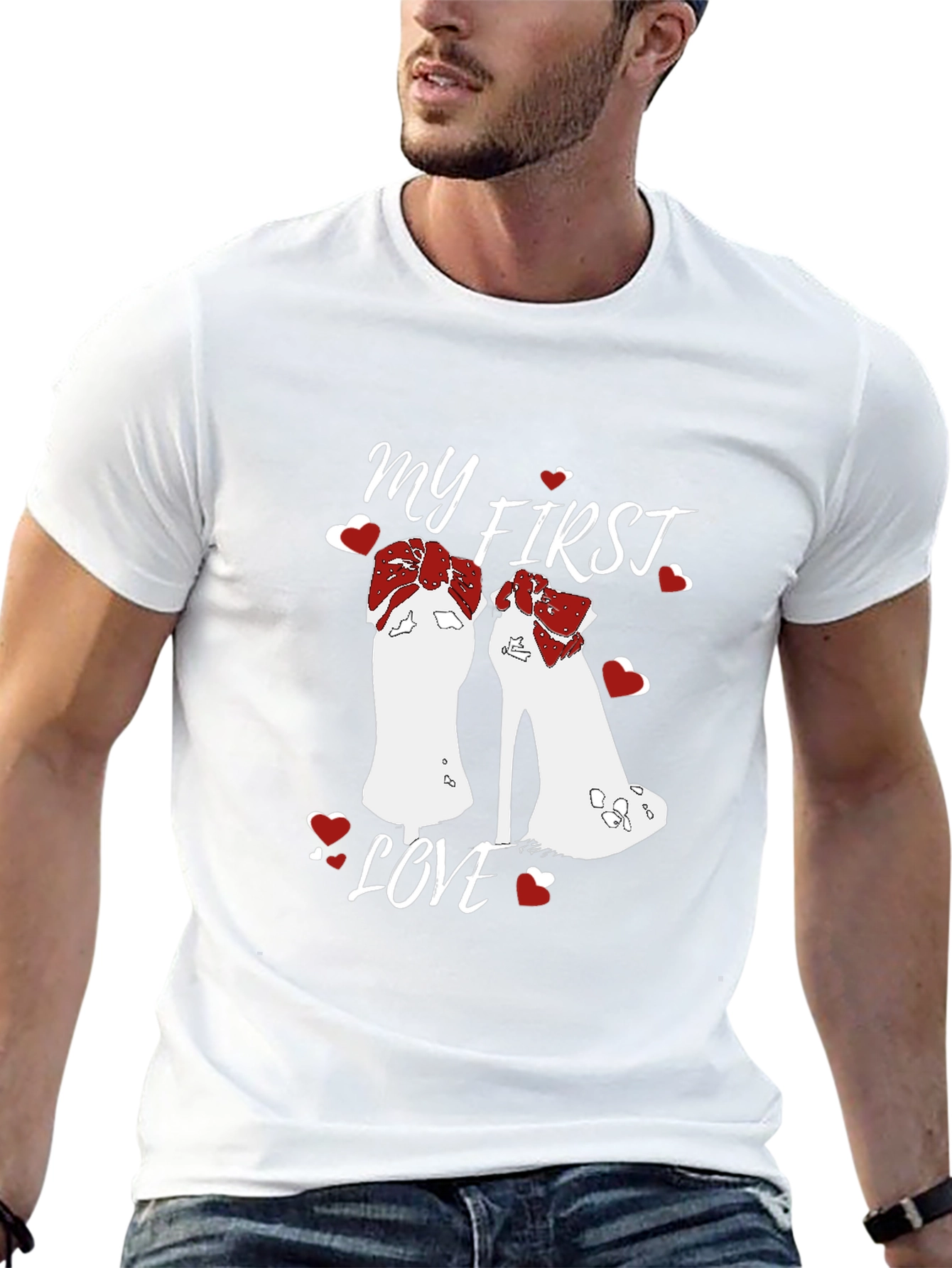 My First Love Heels Graphic Tee