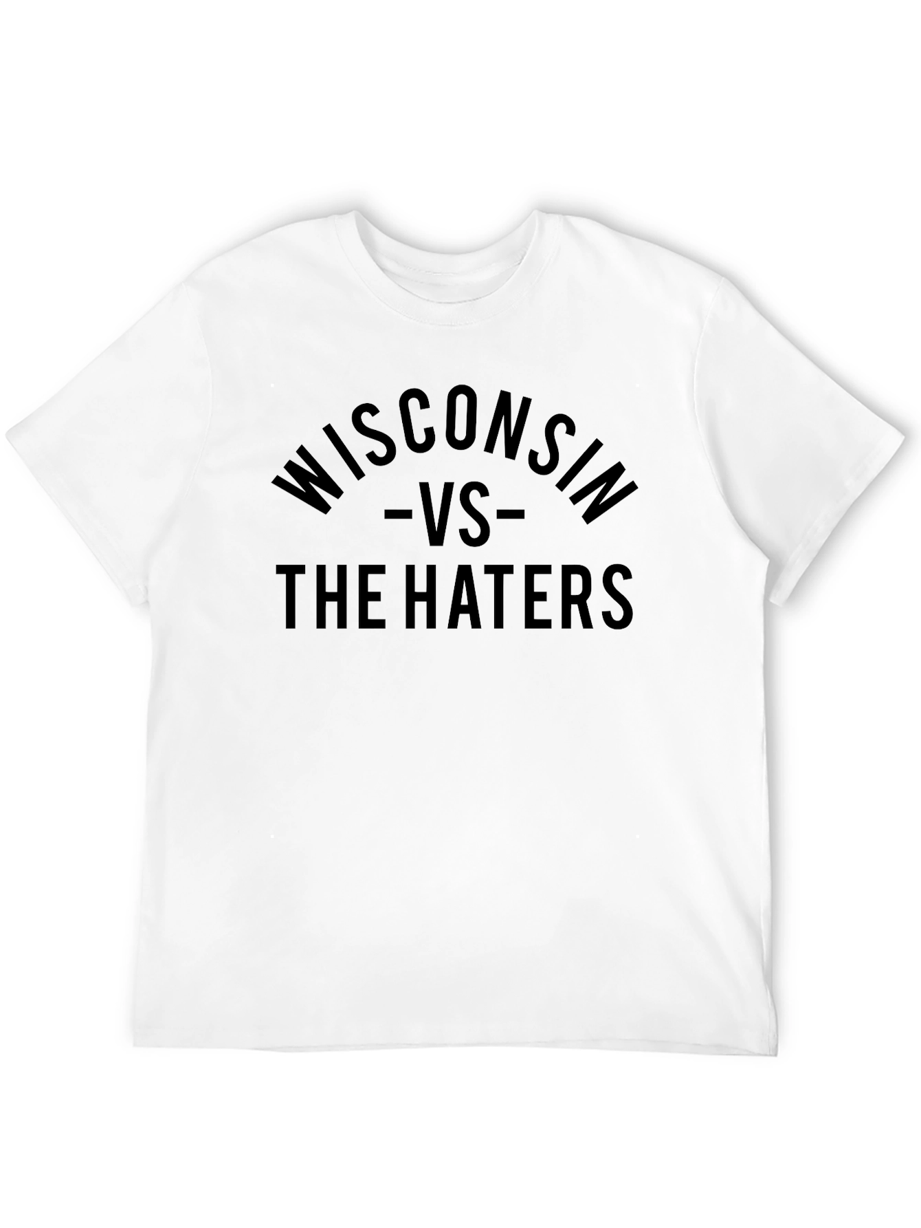 Wisconsin VS The Haters Black T-Shirt