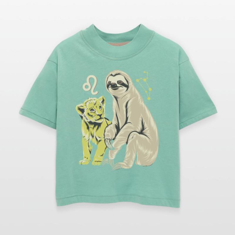 Leo Zodiac Sloth and Lion Cub Magic