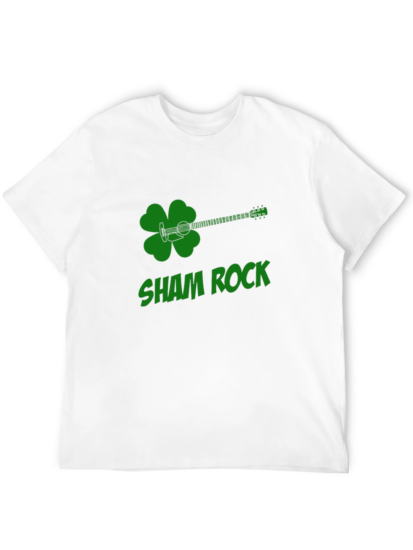 Sham Rock Guitar Clover T-Shirt