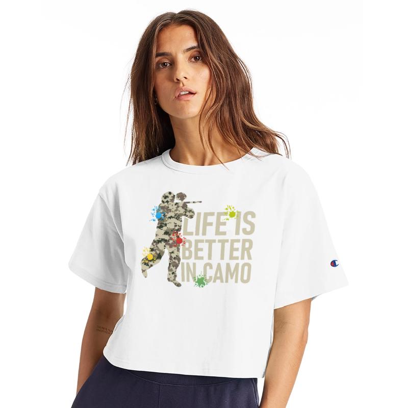 Life is Better in Camo Tactical Player Paintball