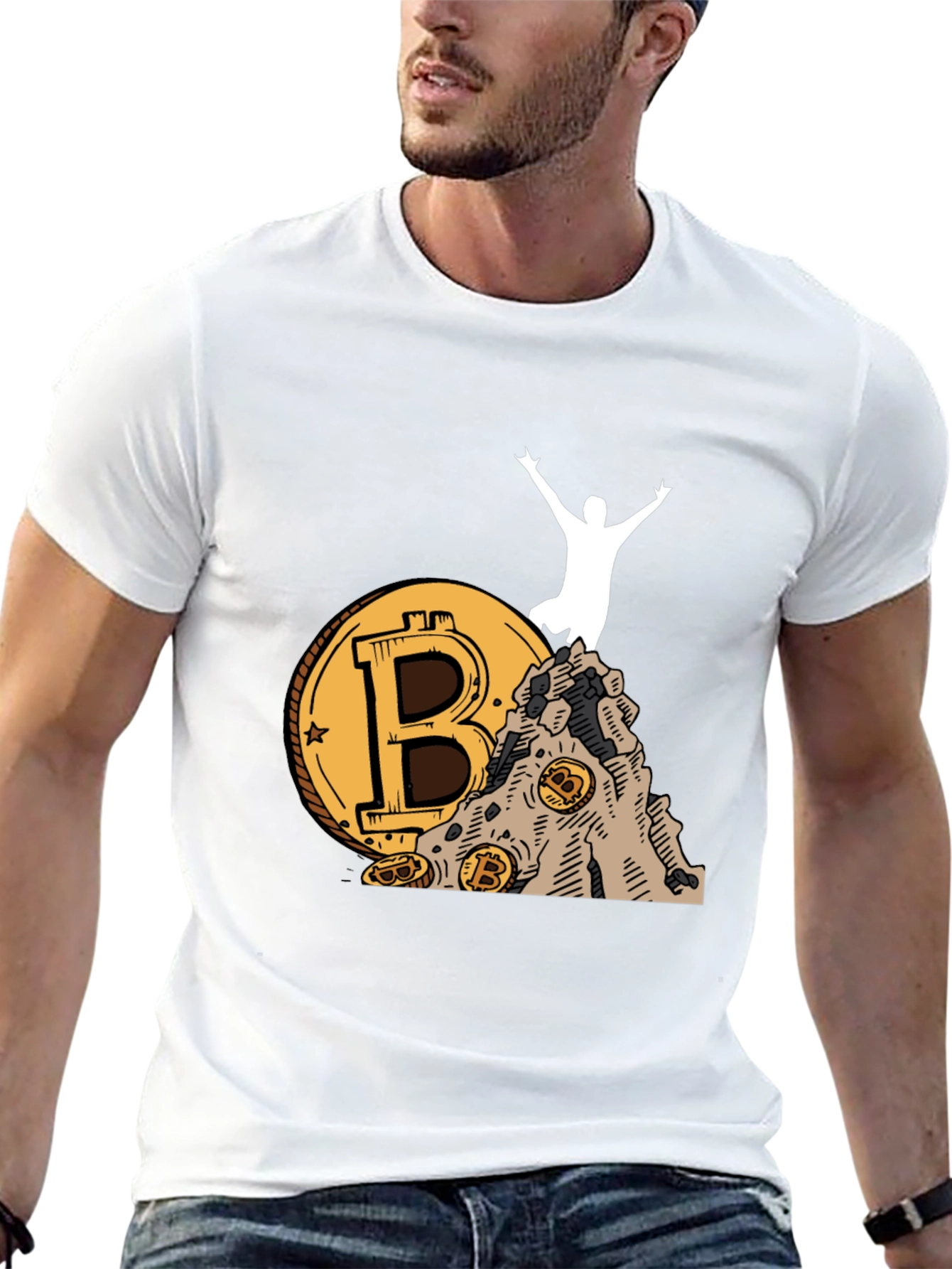 Bitcoin Crypto T-Shirt - To The Moon!
