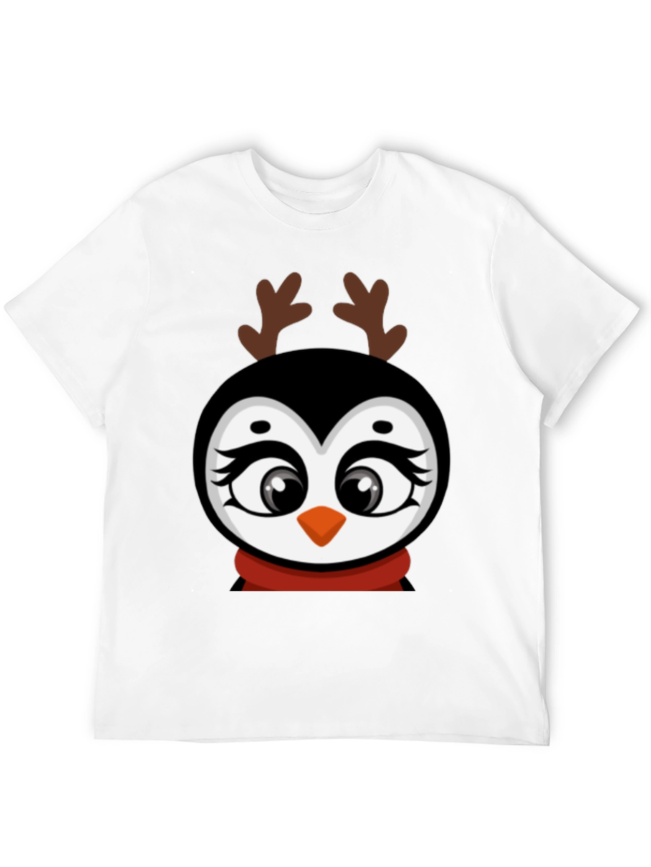 Festive Penguin Reindeer T-Shirt