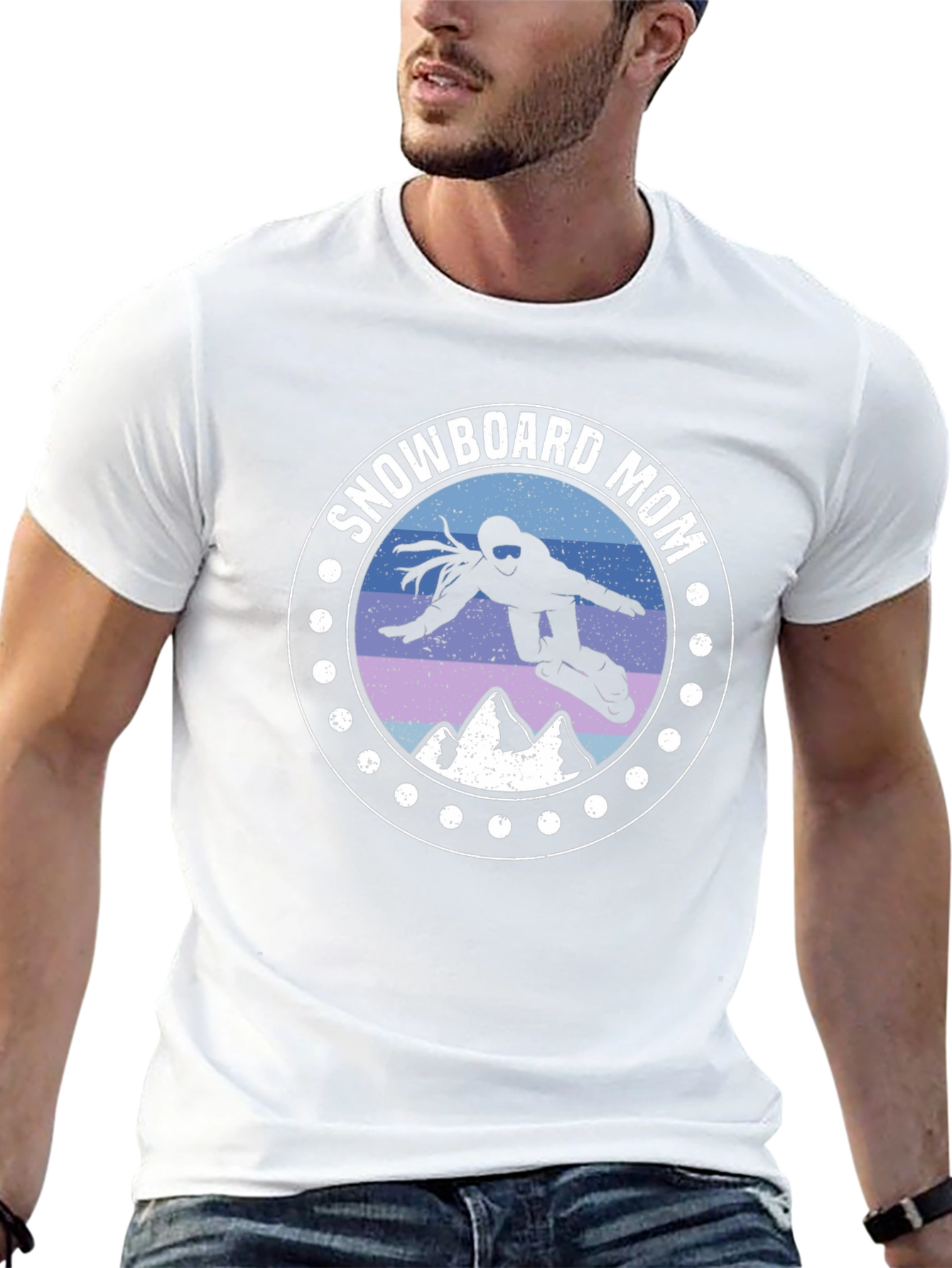 Snowboard Mom Graphic T-Shirt