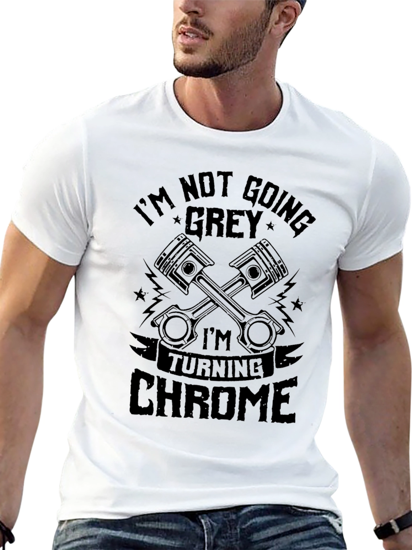 Im Turning Chrome Mens Graphic T-Shirt