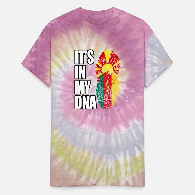 Macedonian And Cameroonian Mix Heritage DNA Flag