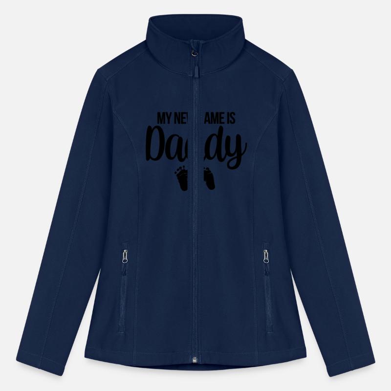 Mens My New Name is Daddy New Dad Expecting Parent