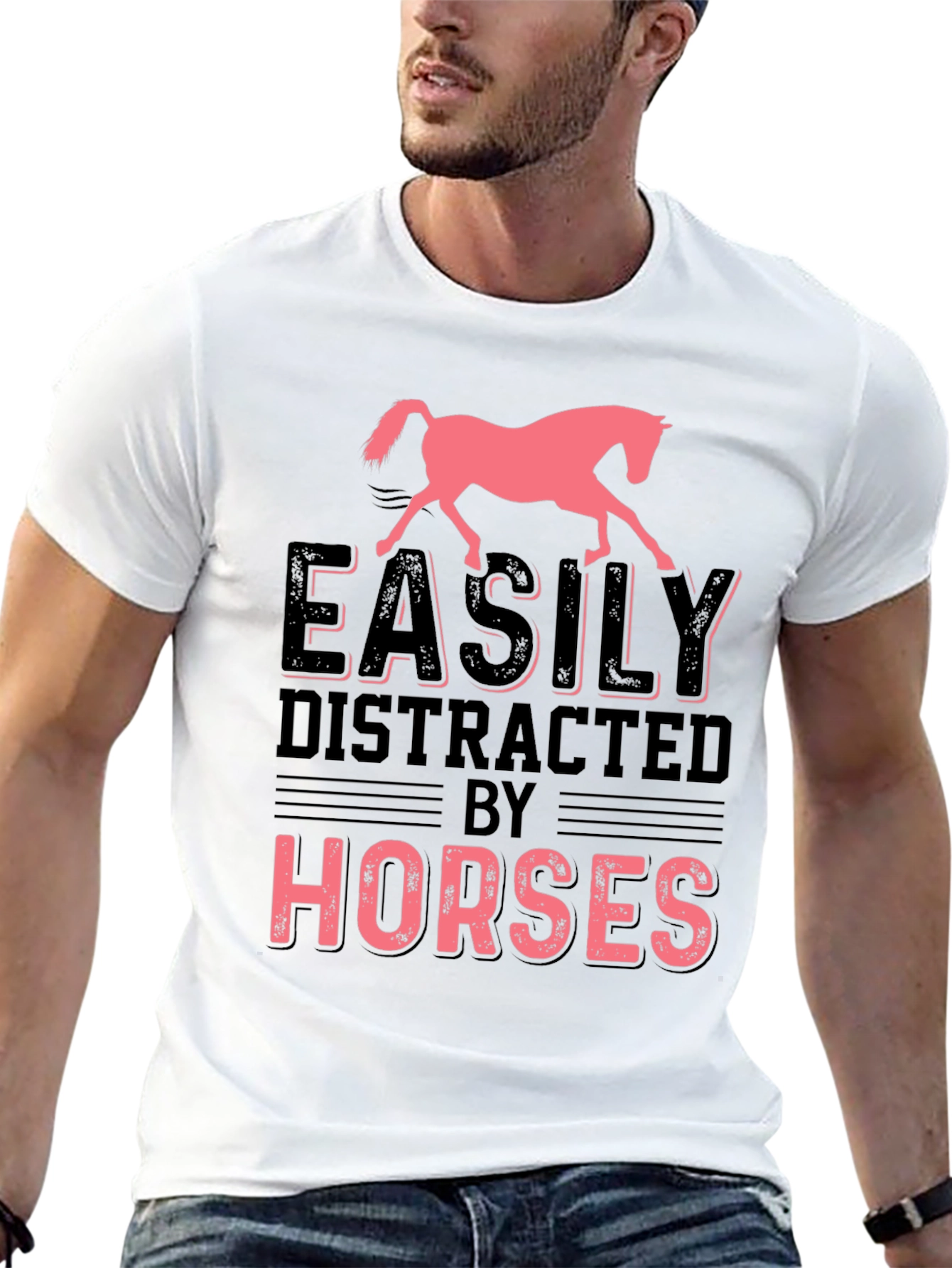 Easily Distracted by Horses T-Shirt