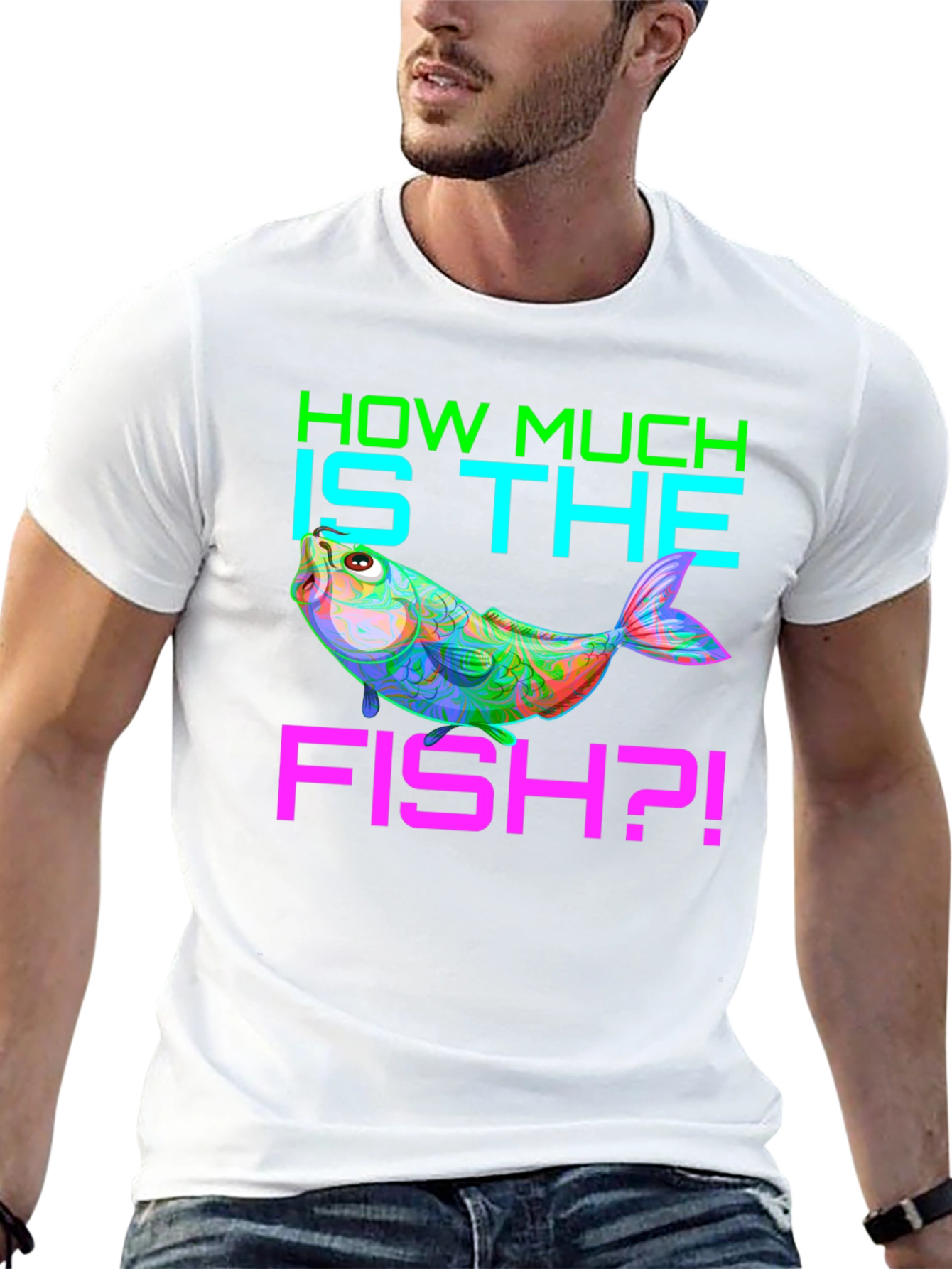 How Much is the Fish? Mens Graphic T-Shirt