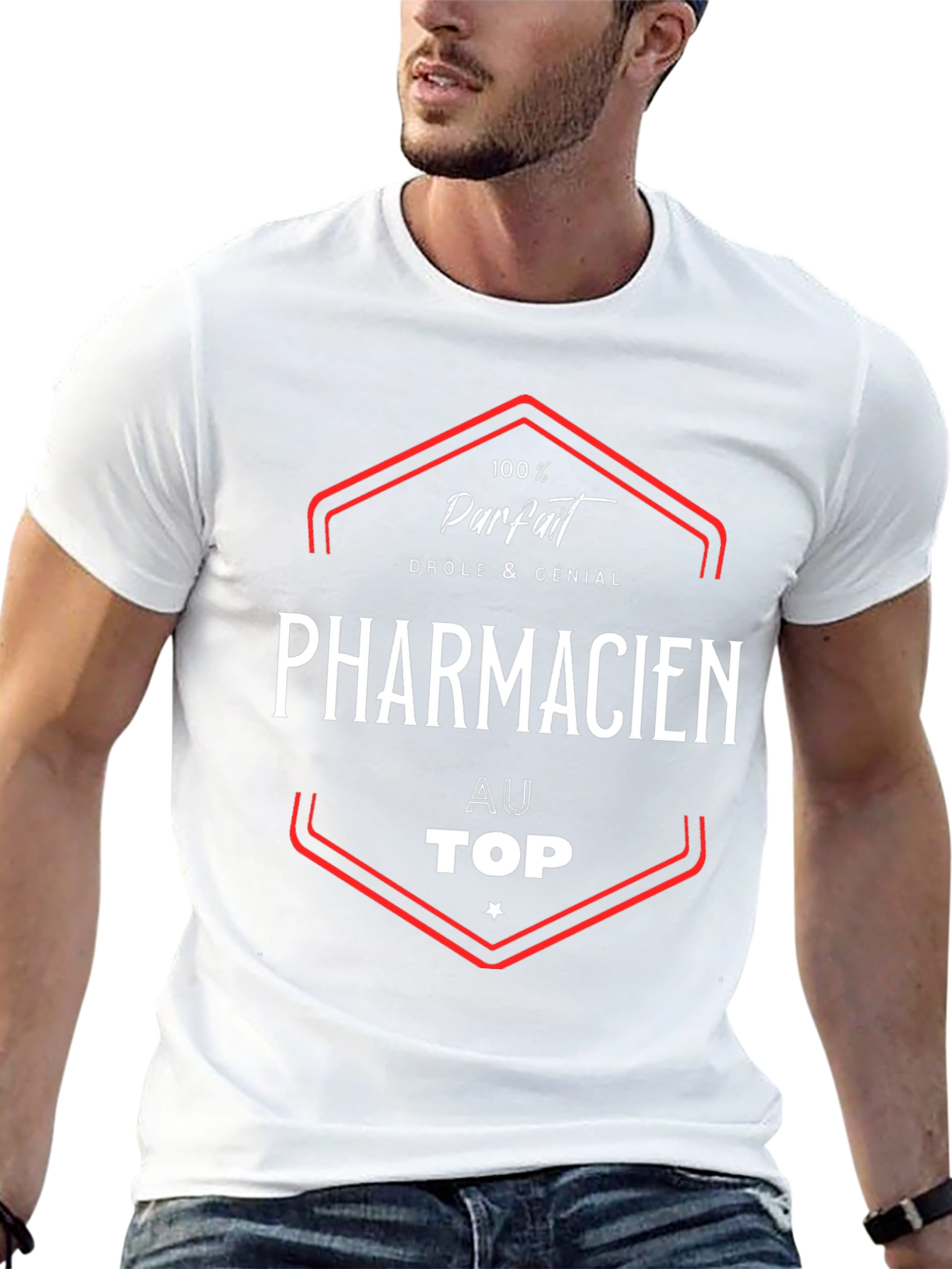 Pharmacie T-Shirt - 100% Parfait Drôle & Génial