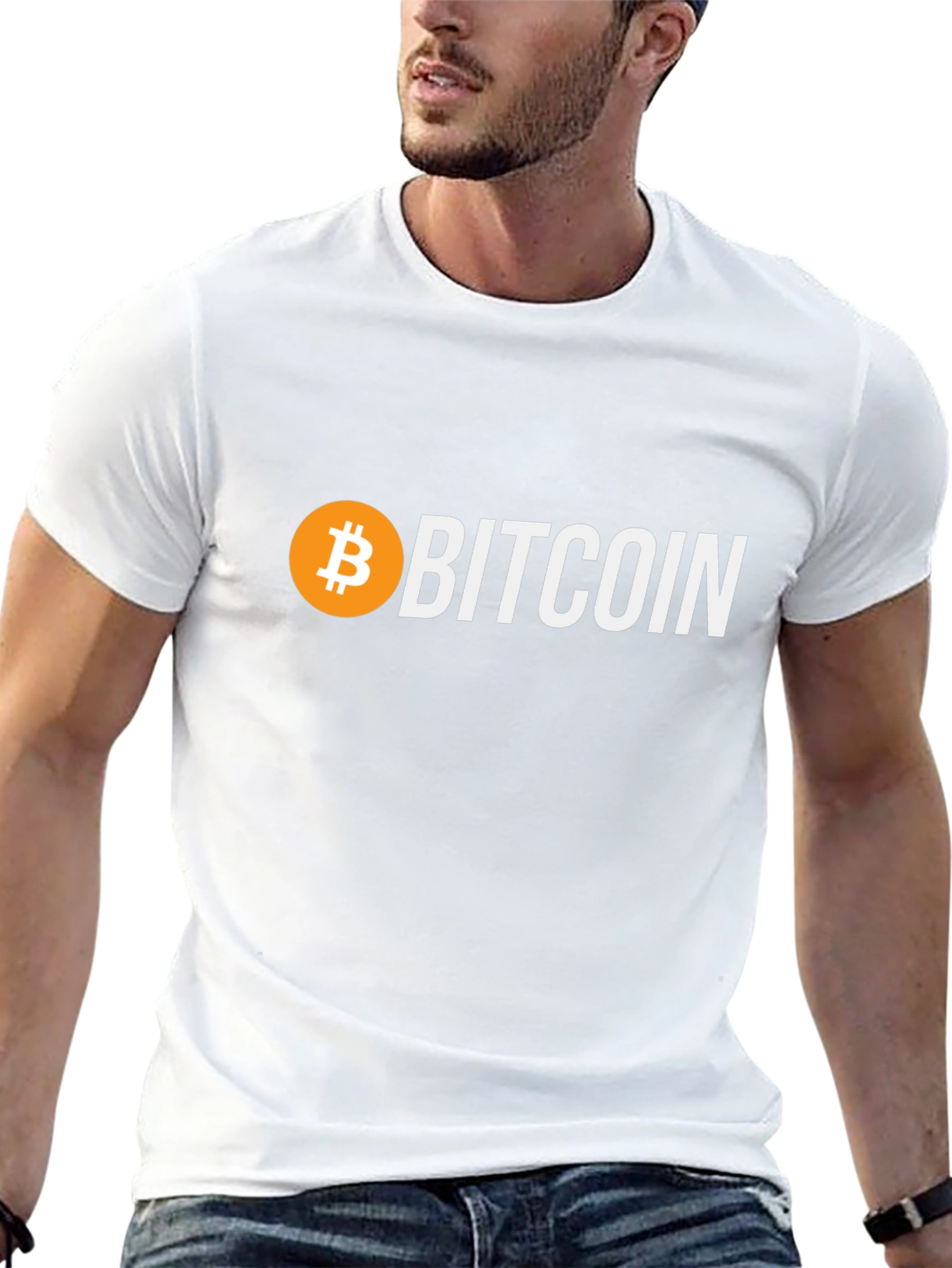 Bitcoin Cryptocurrency Black T-Shirt