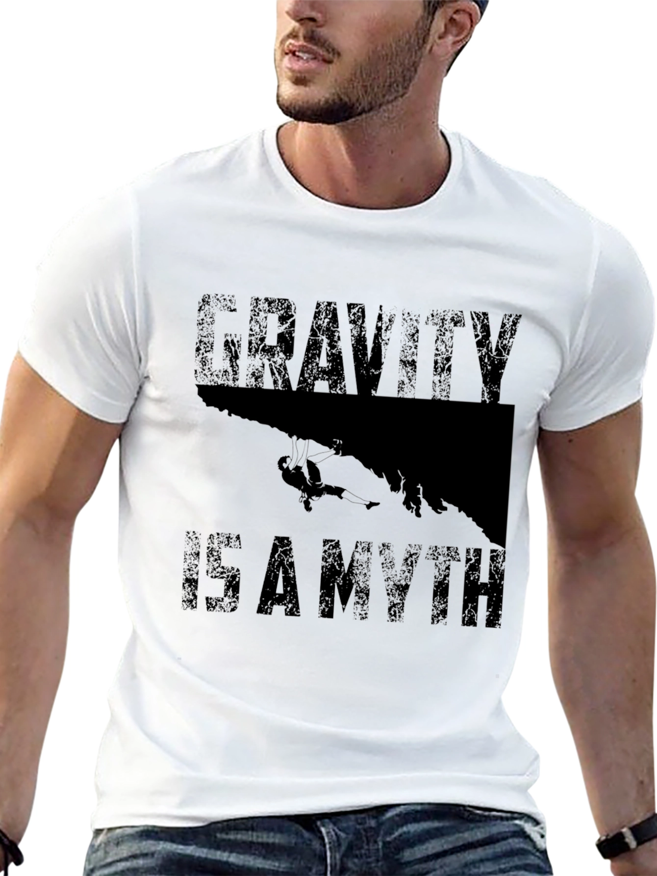 Gravity Is A Myth Climbing T-Shirt