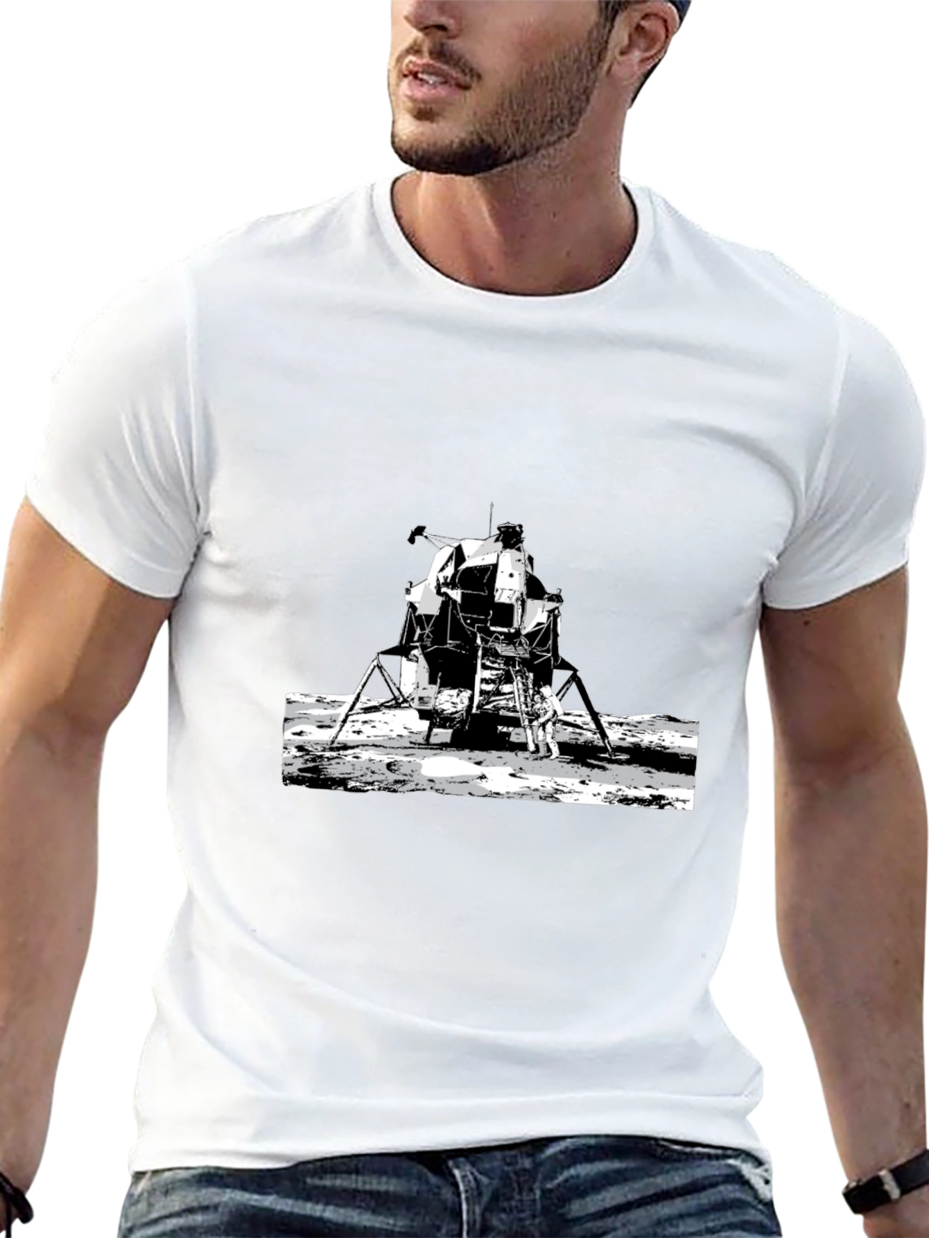 Lunar Landing T-Shirt - Apollo 11 Graphic Tee