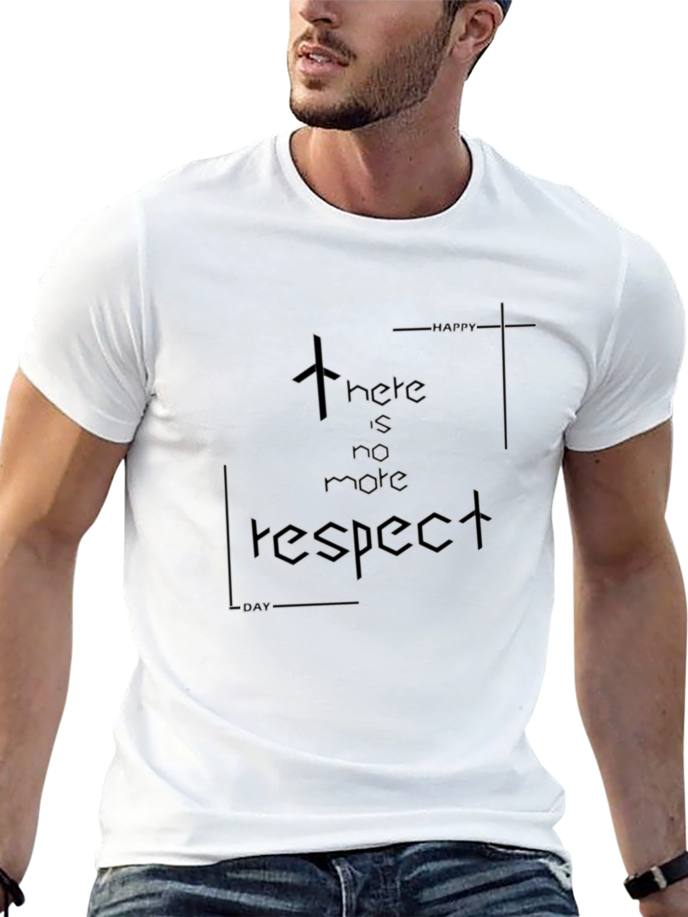Edgy No More Respect Graphic Tee