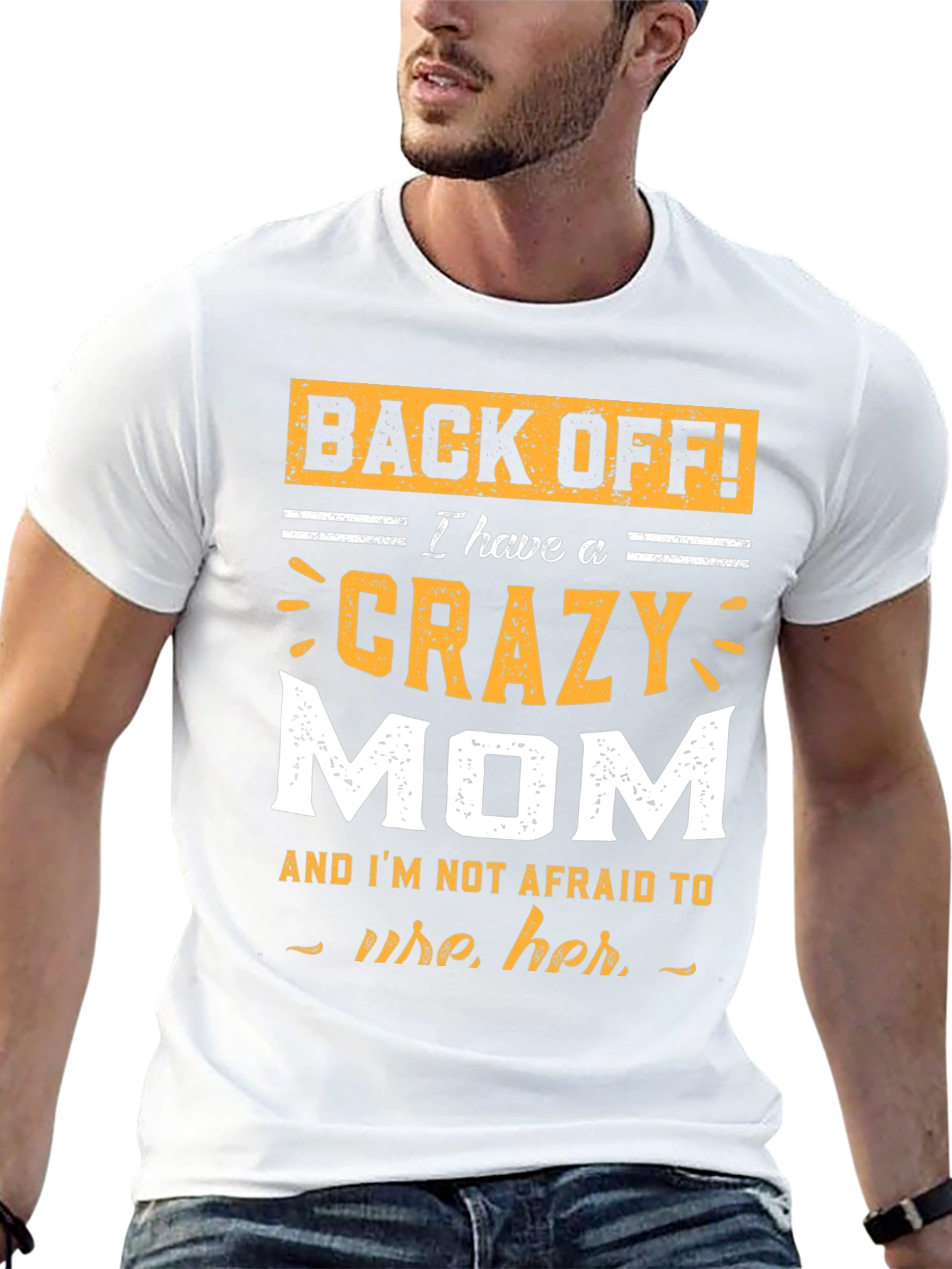 Back Off! Crazy Mom Graphic T-Shirt
