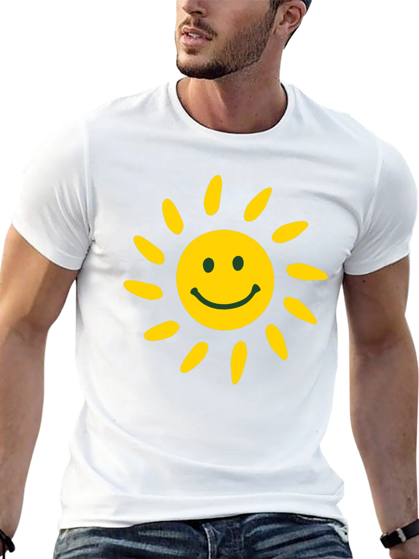 Sunny Smiley Face Graphic T-Shirt
