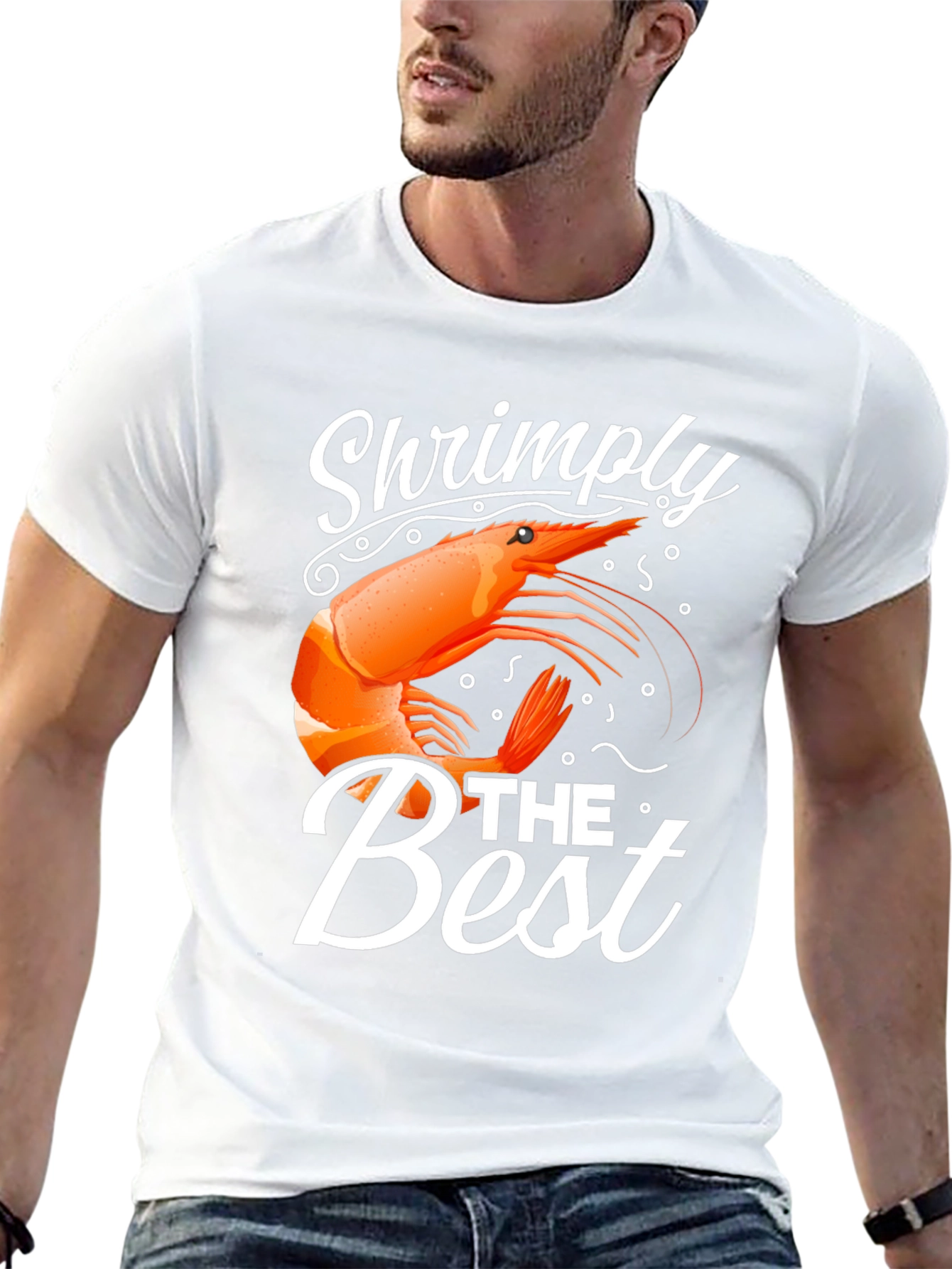 Shrimply the Best Graphic T-Shirt