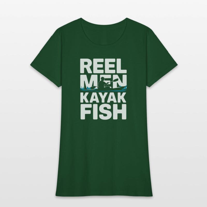 Reel Men Kayak Fish Kayak Fishing Design