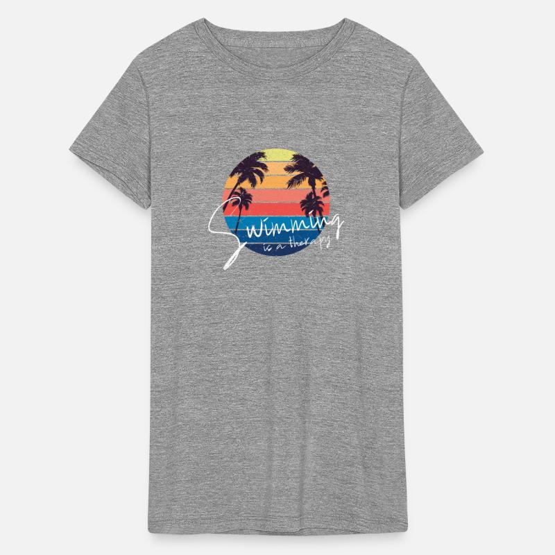 Retro Vintage Swimming Gift For Swimmers T Shirt