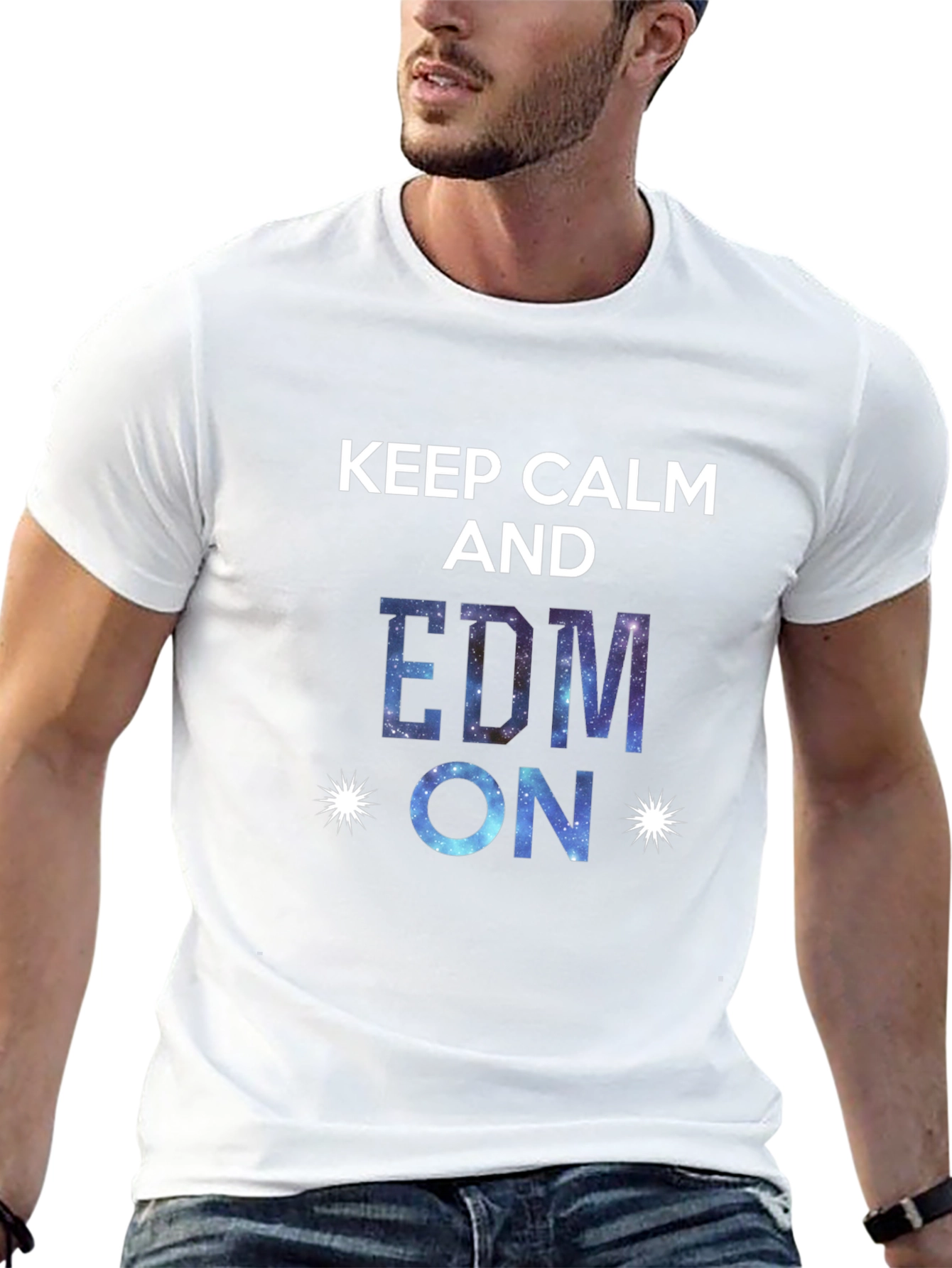 Keep Calm and EDM On Graphic T-Shirt