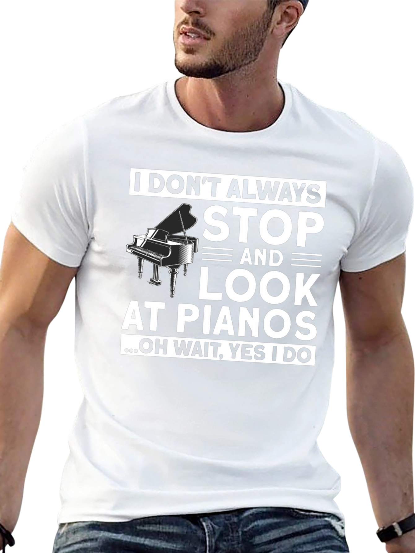 Funny Piano Lover T-Shirt