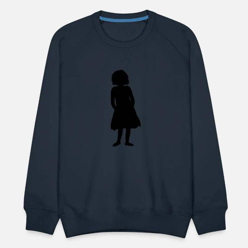 Silhouette little girl