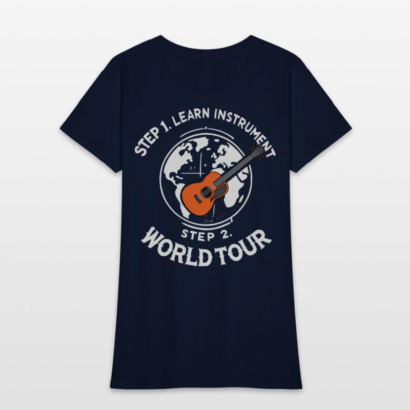 Step 1 Learn instrument Step 2 World Tour