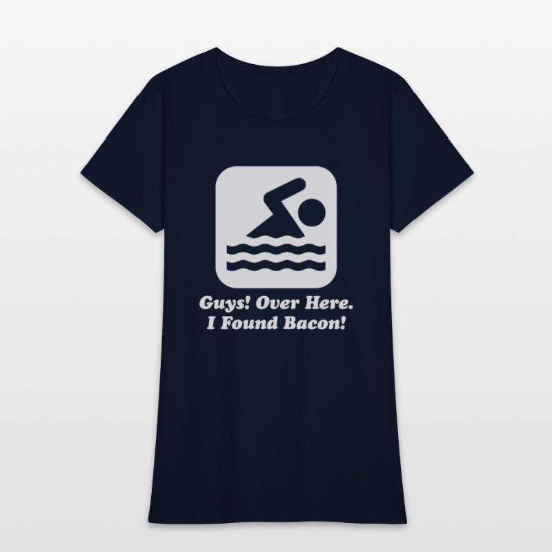 Swimmer Over Here I Found Bacon