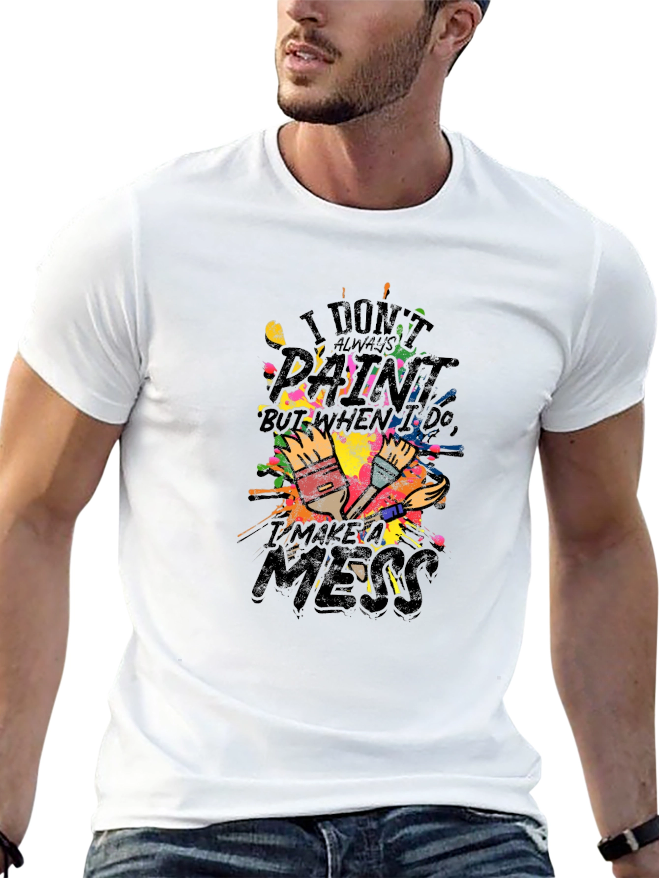 Painters Mess T-Shirt - Artistic Style