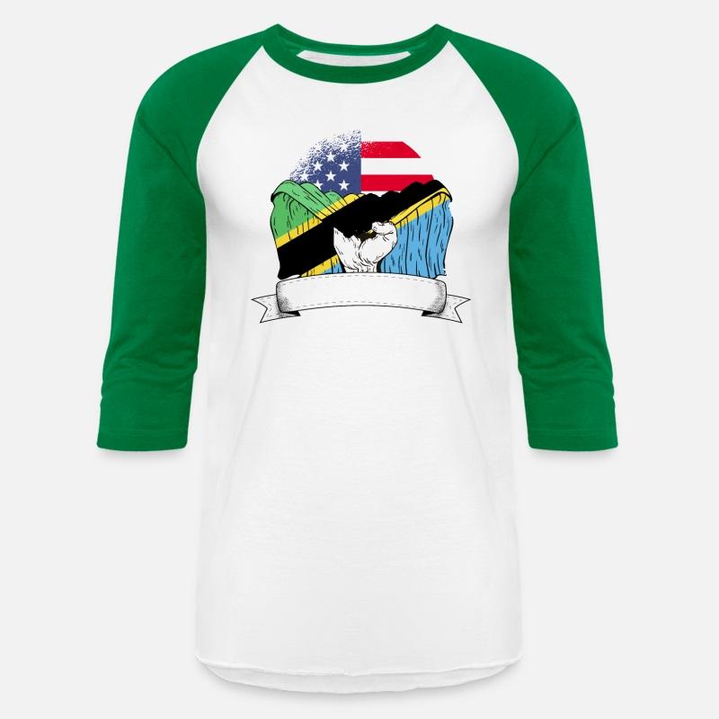 Tanzanian American Patriot Humor Country Flag